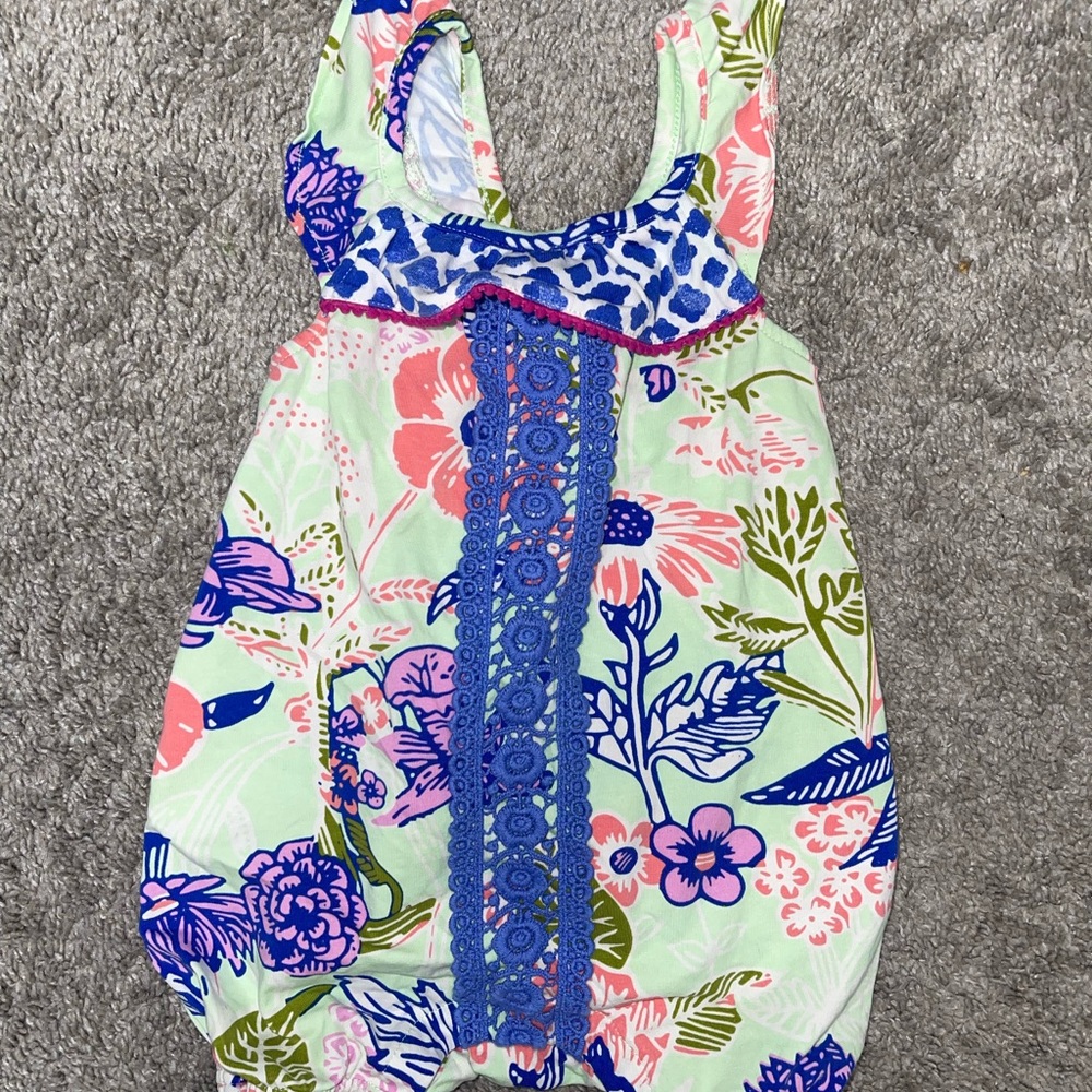 Matilda Jane ruffle butt romper